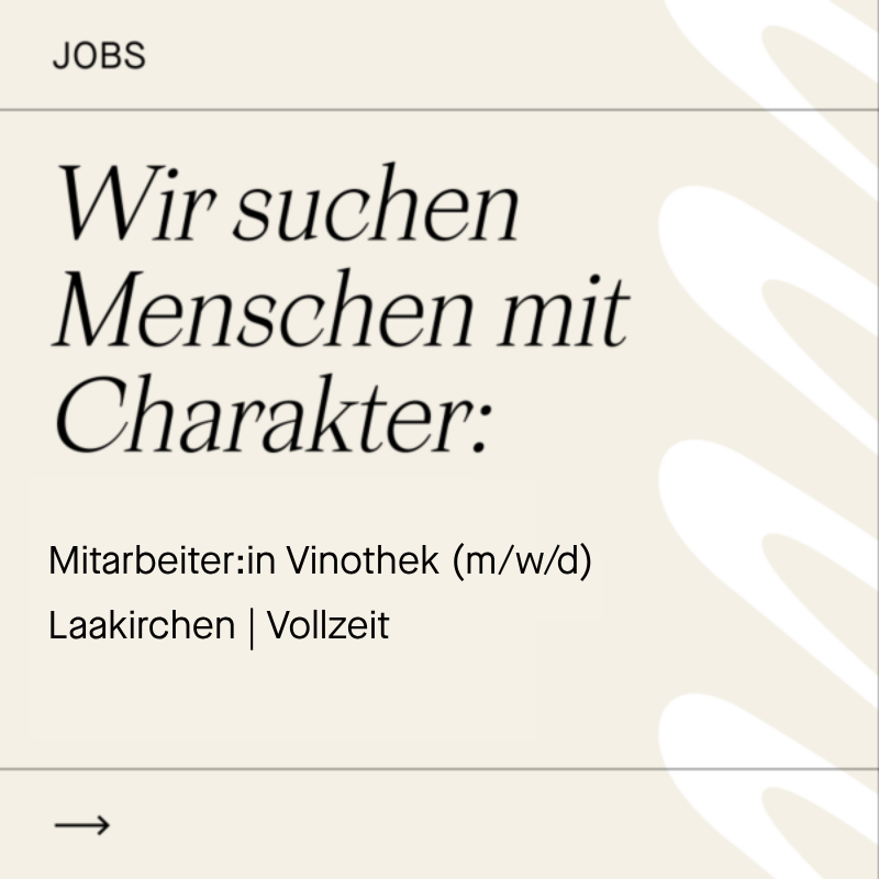 Mitarbeiter:in Vinothek (m/w/d)